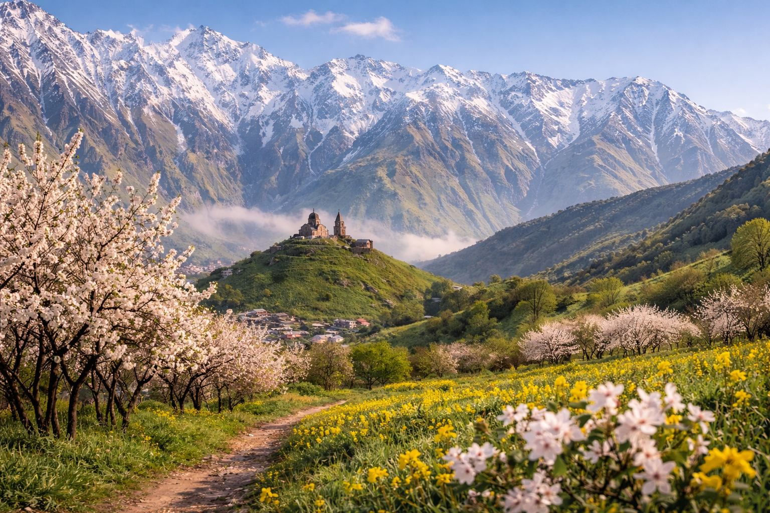 Грузия в ожидании весны – когда природа просыпается