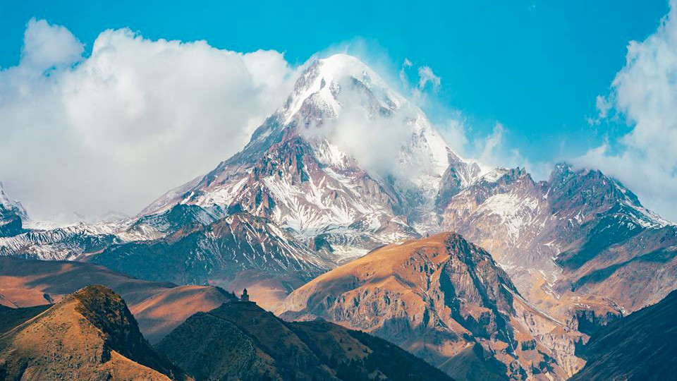 Berggipfel Kazbegi 5054m