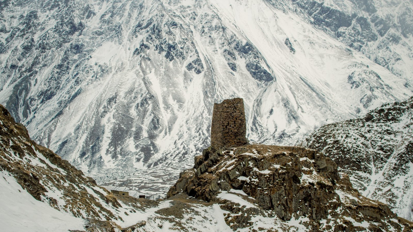 Watchtower, Khevi, Caucasus Georgia