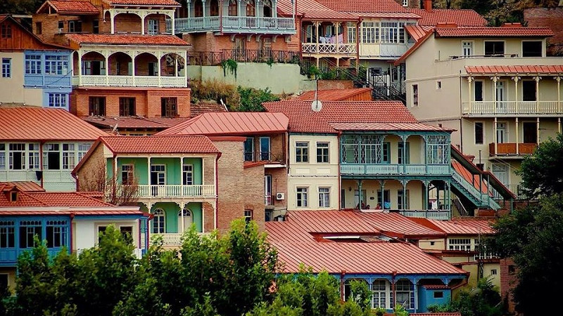 Tbilisi houses at Maidan, Tbilisi