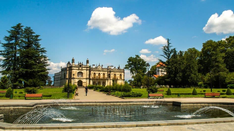 Dadiani Palace yard, Zugdidi, Samegrelo