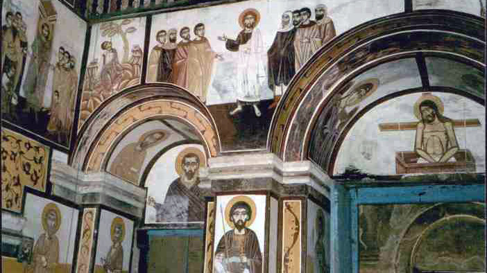 Gelati Monastery interior paintings
