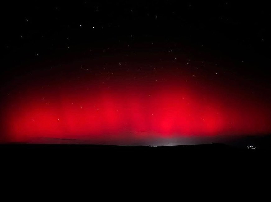 Northern lights appeared in Georgia