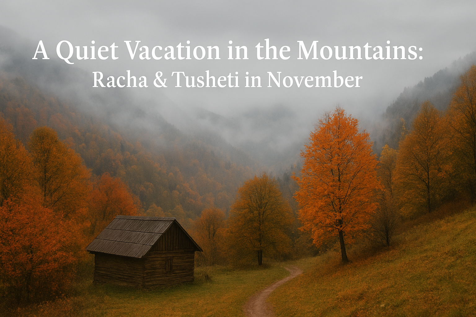 Тихий отдых в горах: Рача и Тушети в ноябре