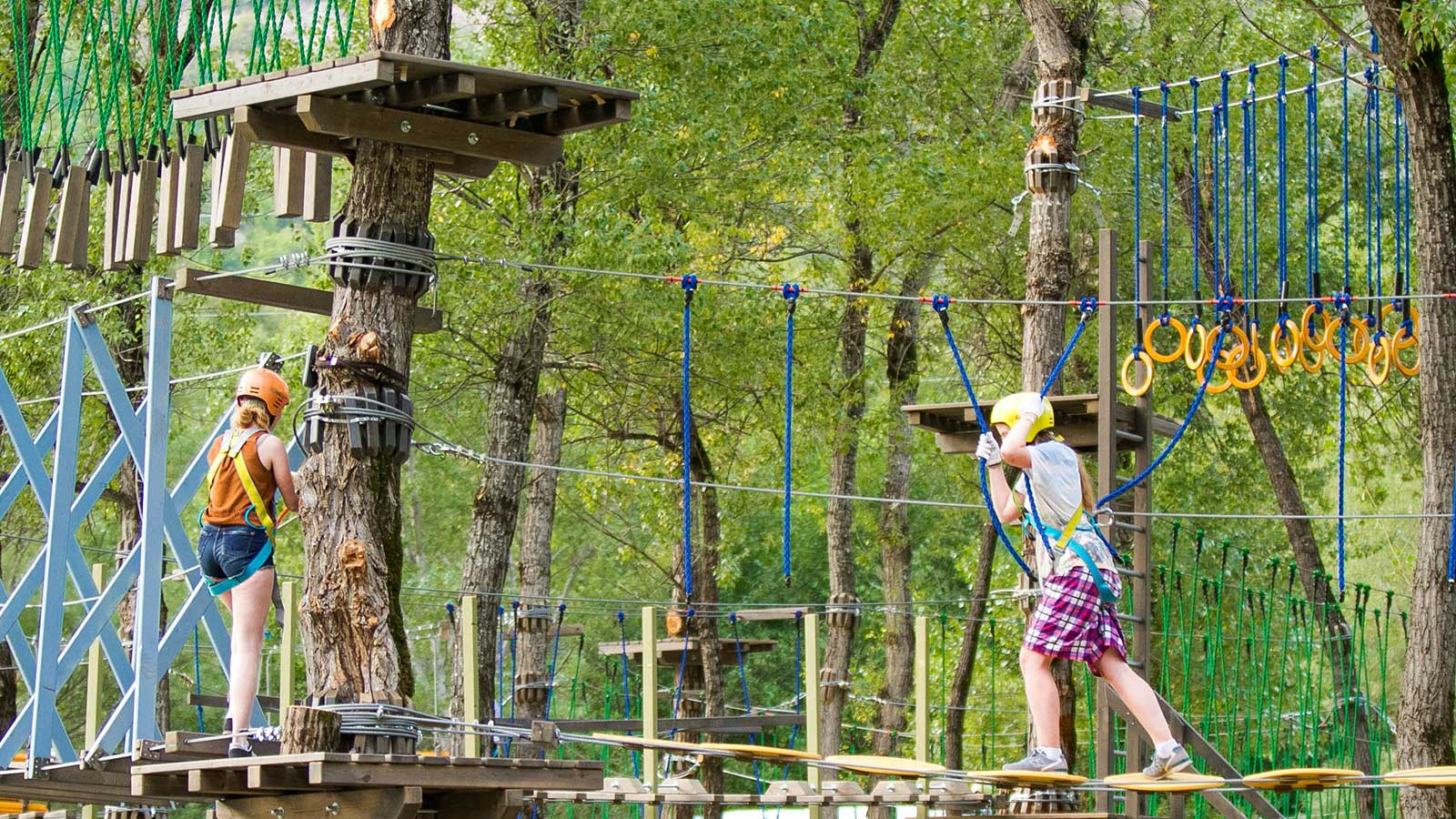 Aragvi Adventure Park in summer