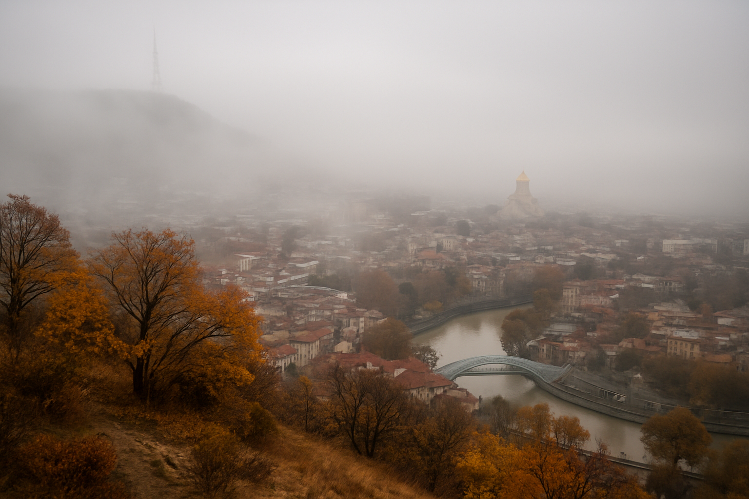 Tiflis im Nebel: Ein Novembertraum in der Hauptstadt