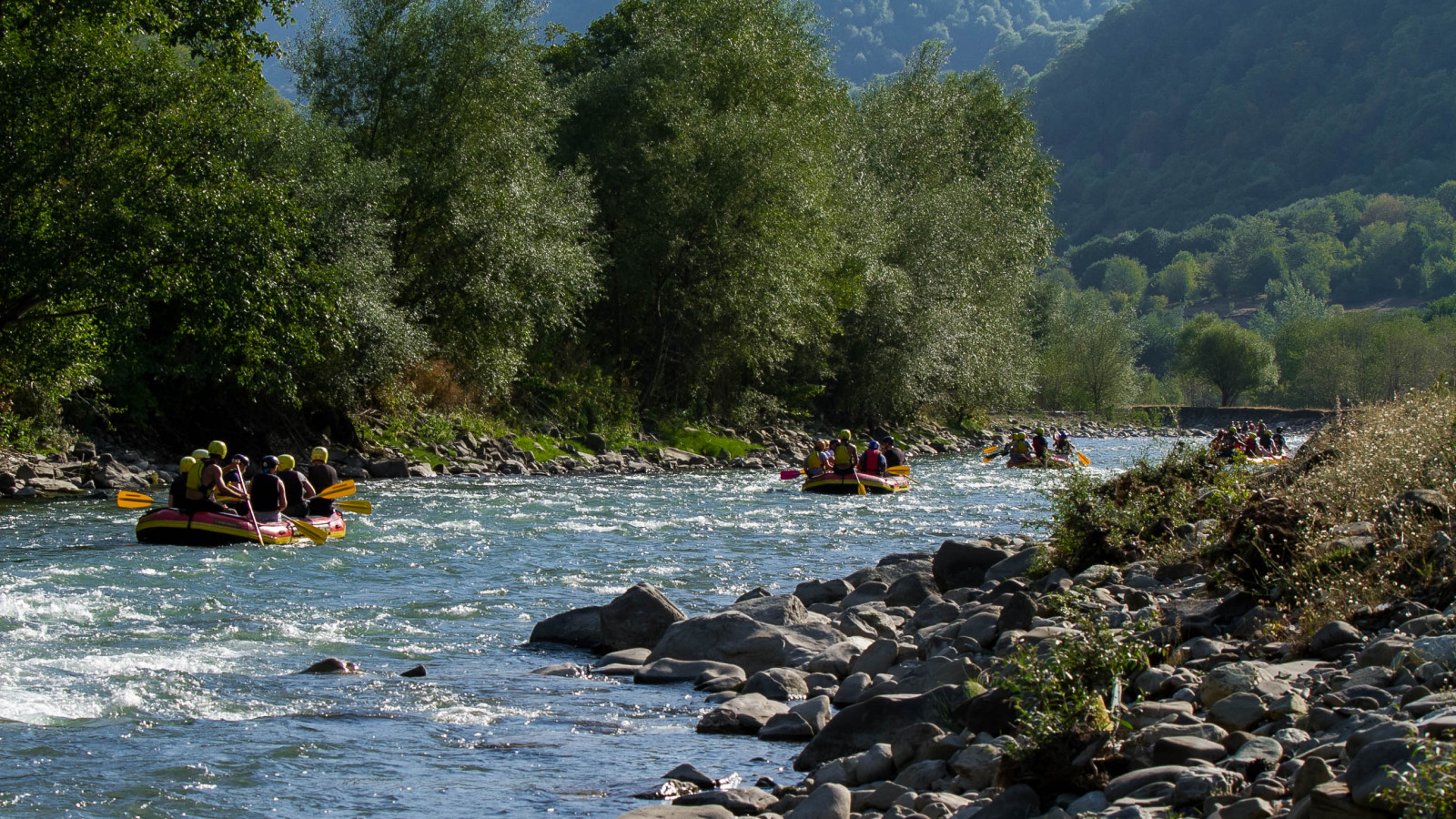 Rafting по Черной Арагви, Грузия