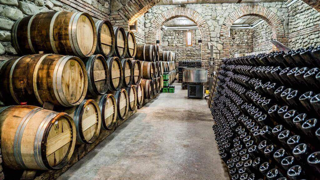Wine cellar Chateau Mukhrani
