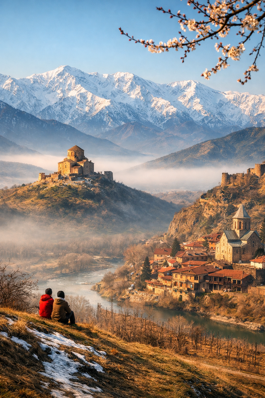 Конец зимы в Грузии: Тихое путешествие, яркие впечатления