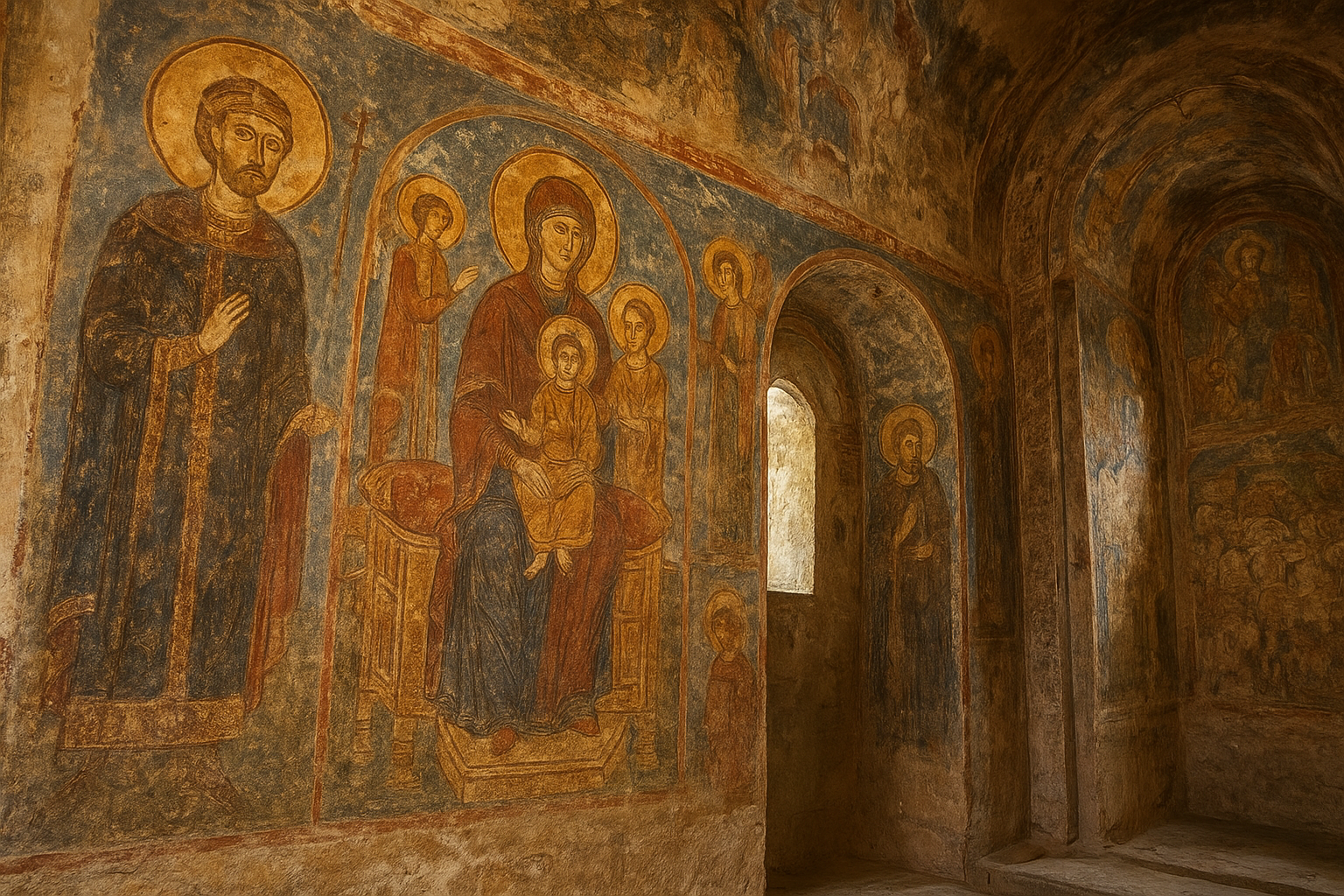 Cultural Heritage: Ancient Wall Paintings and Frescoes