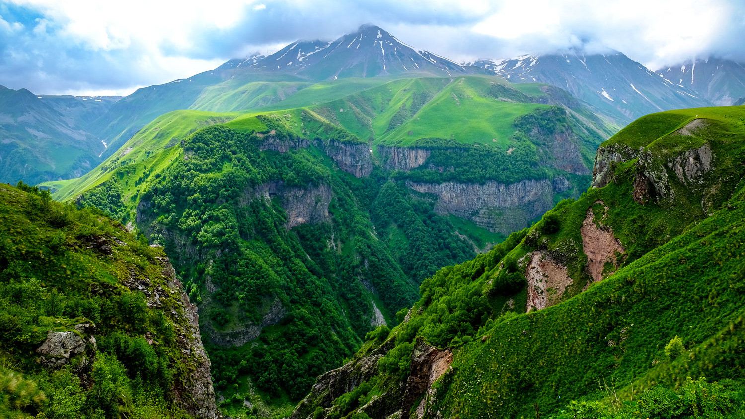 Khevi in Caucasus Mountains