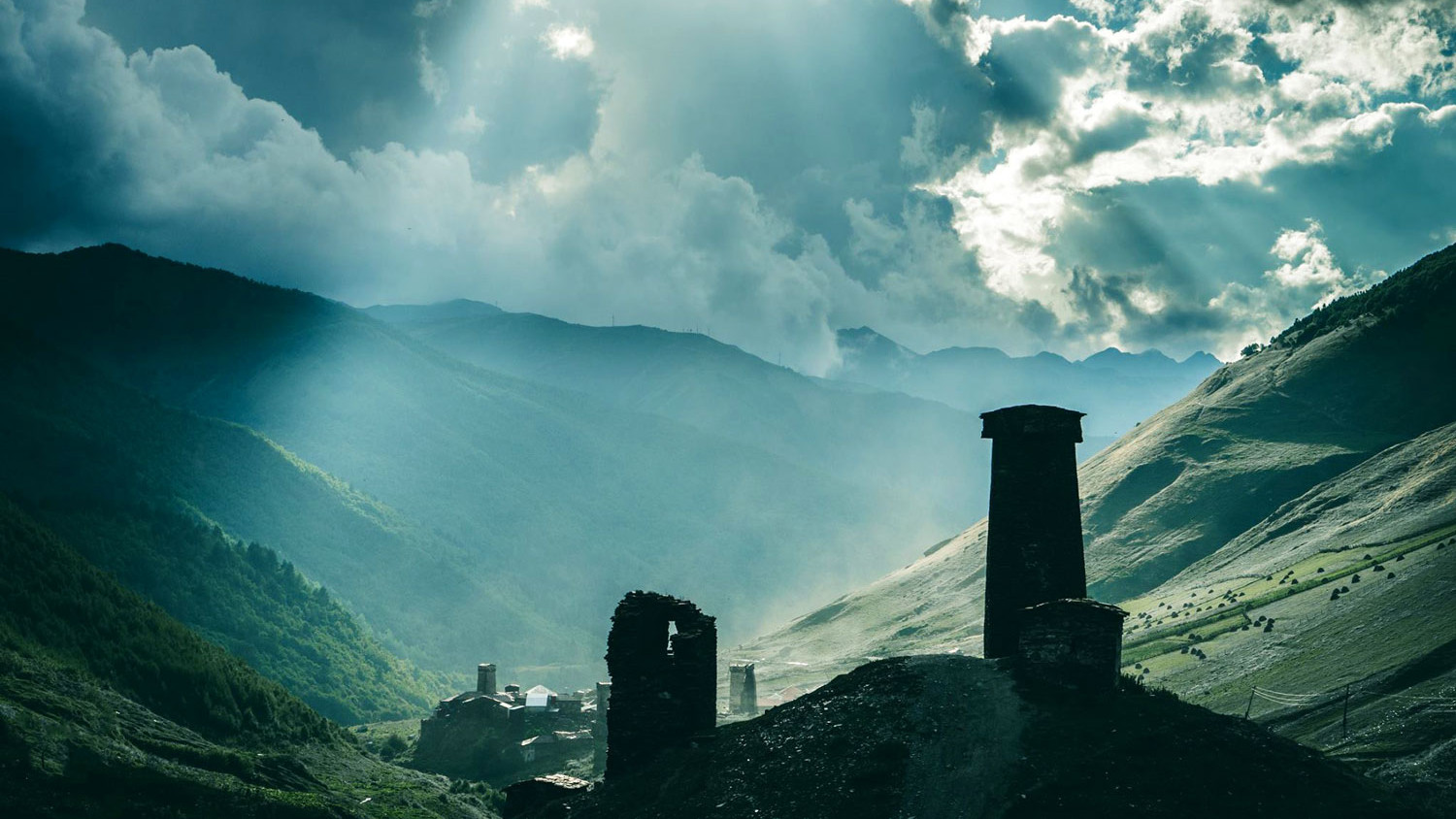 Ushguli community, Caucasus, Georgia