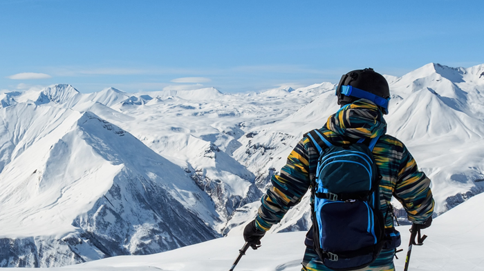 Kaukasusgebirge, Skigebiet in Georgien