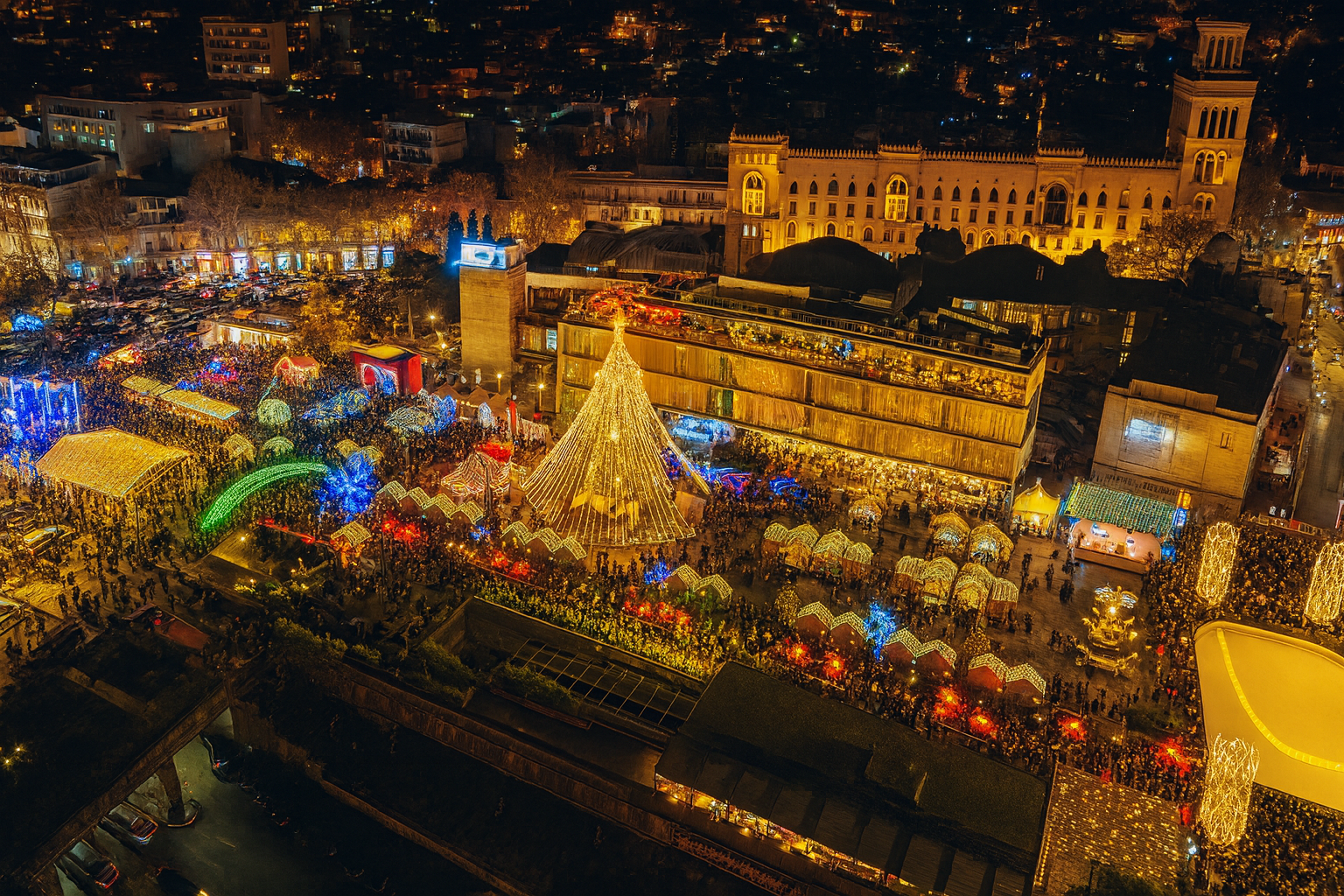 The New Year Season Begins: Tbilisi’s Main Christmas Tree Lights Up
