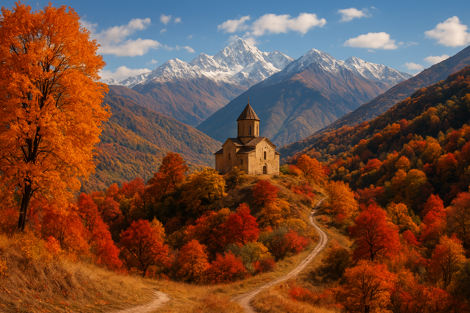 Herbst in Georgien – Die Jahreszeit der goldenen Schönheit