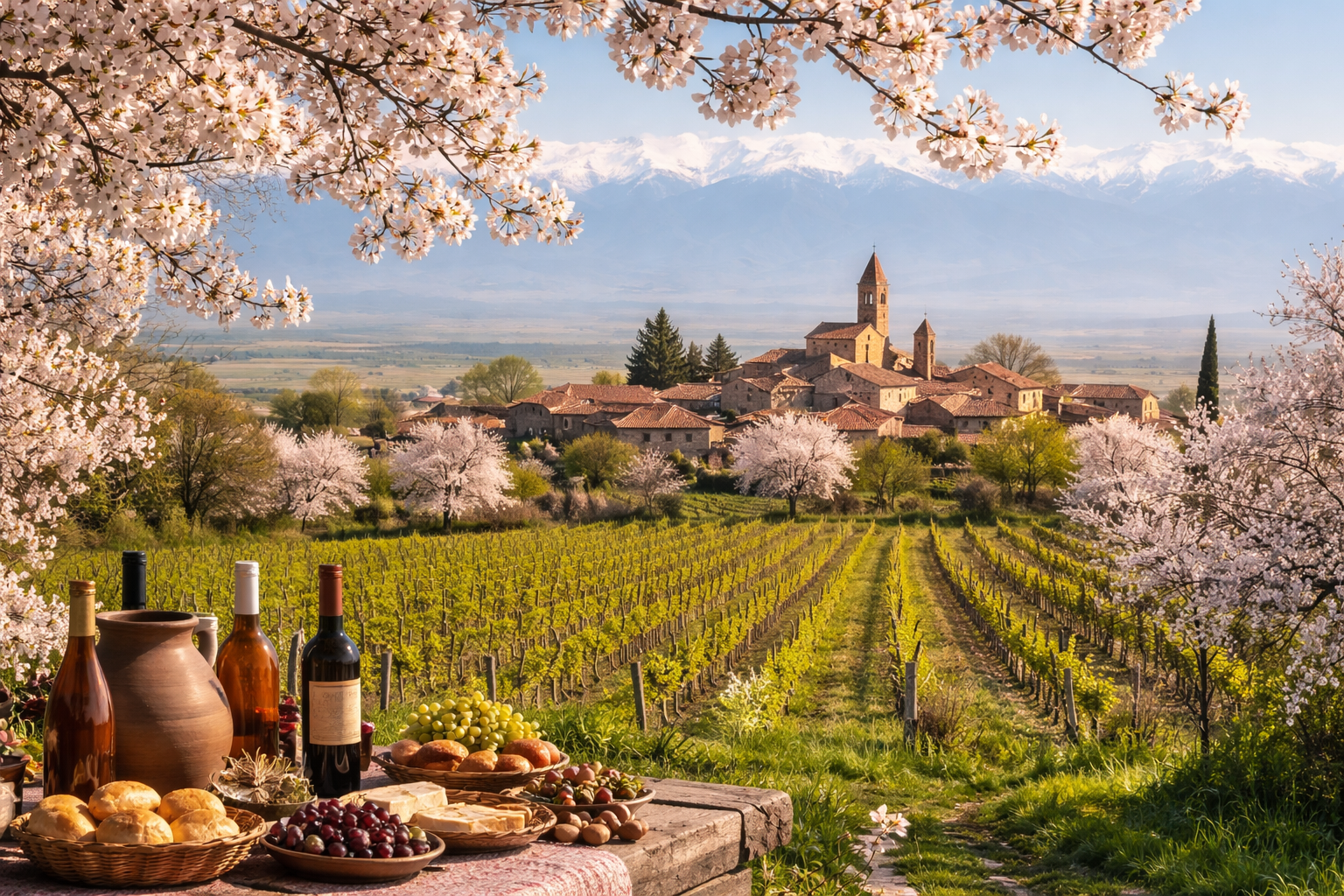 Georgia in Spring: Vineyards, Blossoms and Wine Traditions