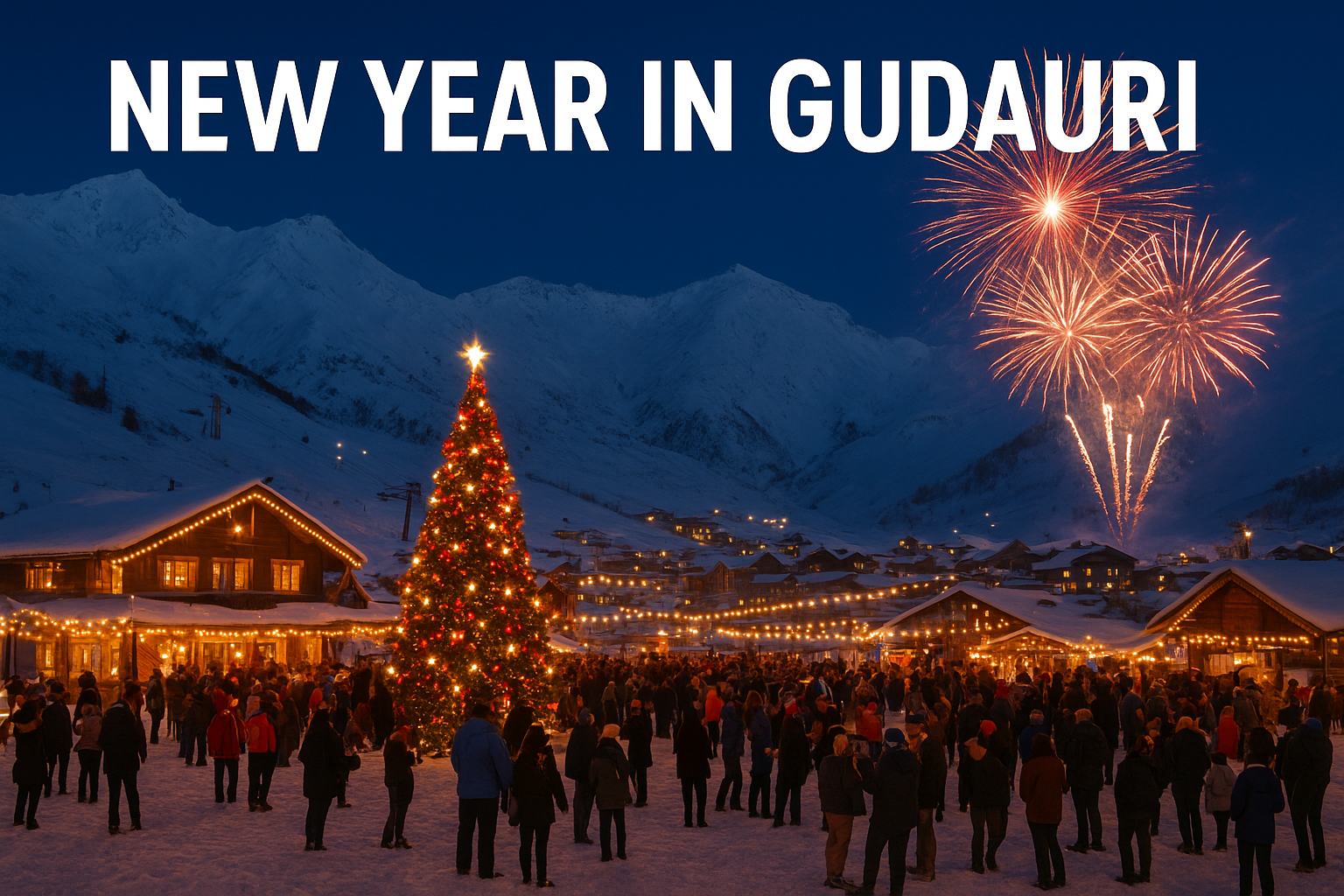 Новый год в Гудаури – почему туристы выбирают главный горнолыжный курорт Грузии