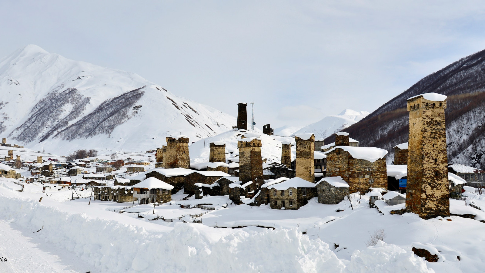 Ushguli in winter