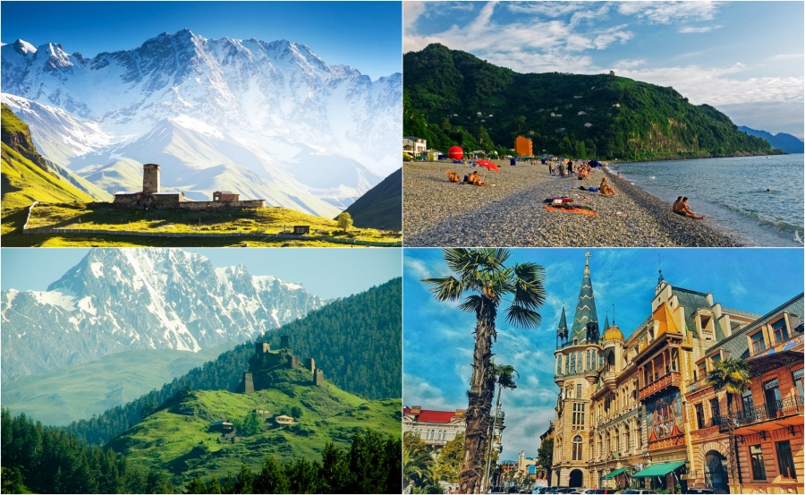 Top 5 Places to Relax in Georgia in July – Mountains or the Sea?