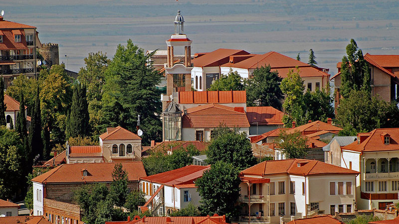 Stadt Sighnaghi, Georgia