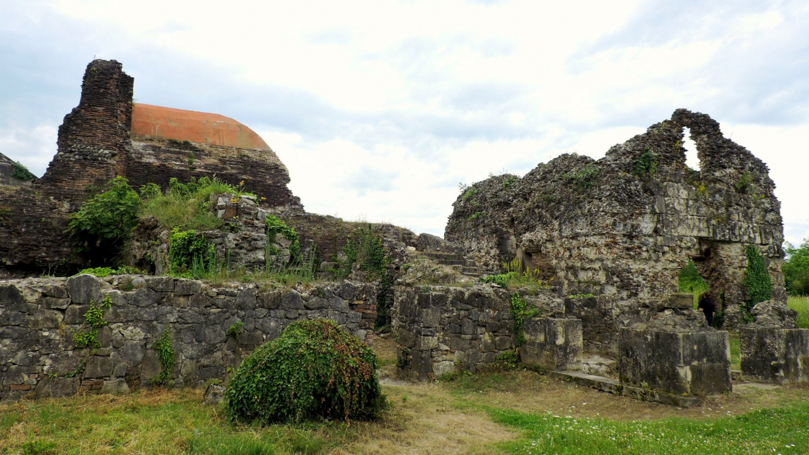 Die Ruinen des Königspalastes von Geguti, Georgia